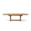 BAHAMA 117″ OVAL DOUBLE EXTENSION TABLE EXTRA THICK