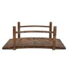 Modern Farmhouse Antique Black 2-Person Metal Outdoor Hanging Porch Swing