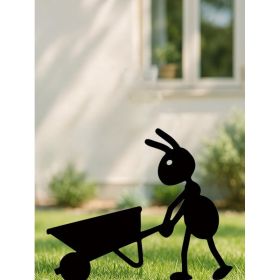 Metal Yard Working Ant (Option: Gardening decoration)