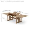 Sahara 106" Double Ext. Table