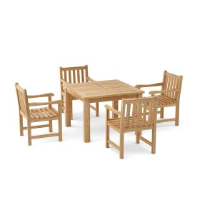 Montage Braxton 5-Pieces Dining Set (Option: Set B)