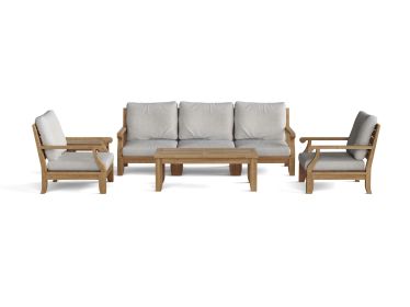 Riviera Luxe 7-Pieces Modular Set (Option: With Rectangular Table B)